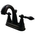 Fauceture 4" Centerset Bathroom Faucet W/ Pop-Up, Oil Rubbed Bronze FSY7615AL
